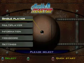 Marble Master (US) screen shot title